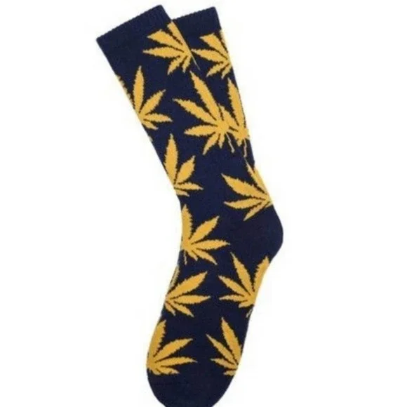 💥[1 PAIR]🌵Huf🌵Plantlife Black Socks - Picture 5 of 10